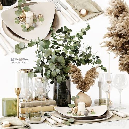 '3dsky Pro - Table Setting 11' '3dsky Pro - Table Setting 11'