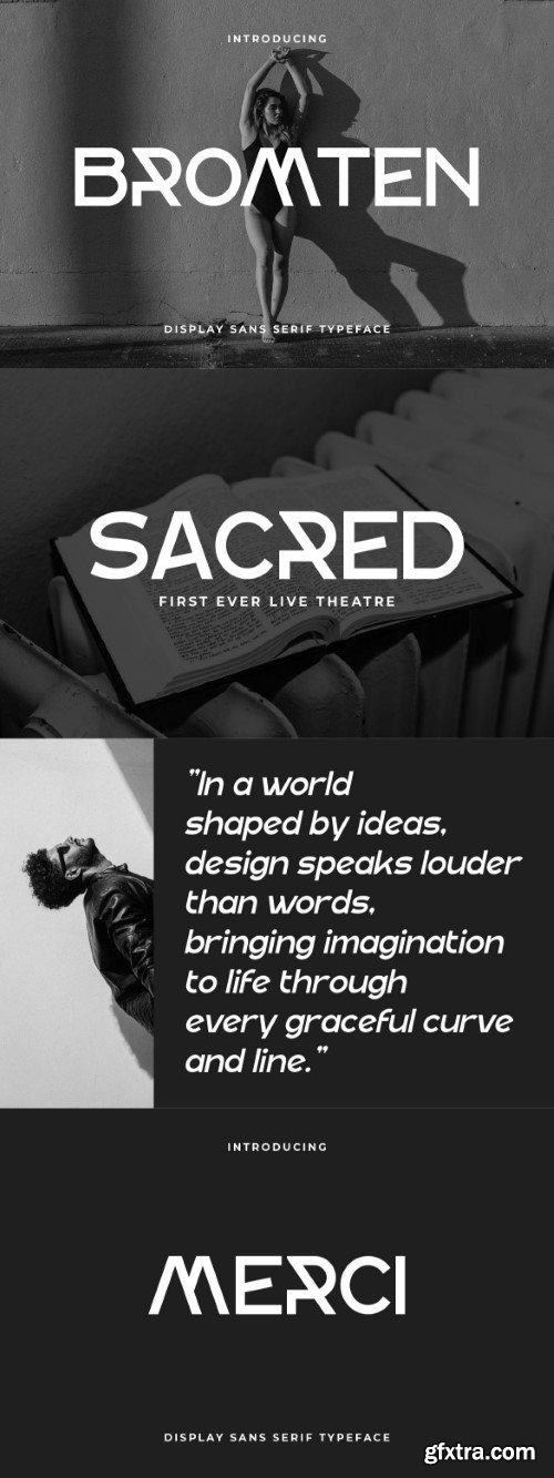 Bromten Geometric Sans Serif