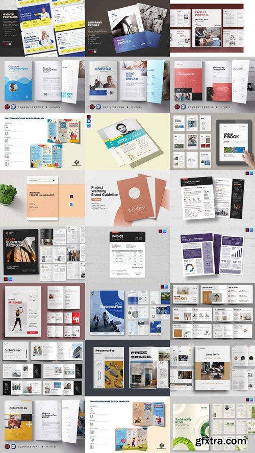 24 Indesign Templates Bundle 14 2025