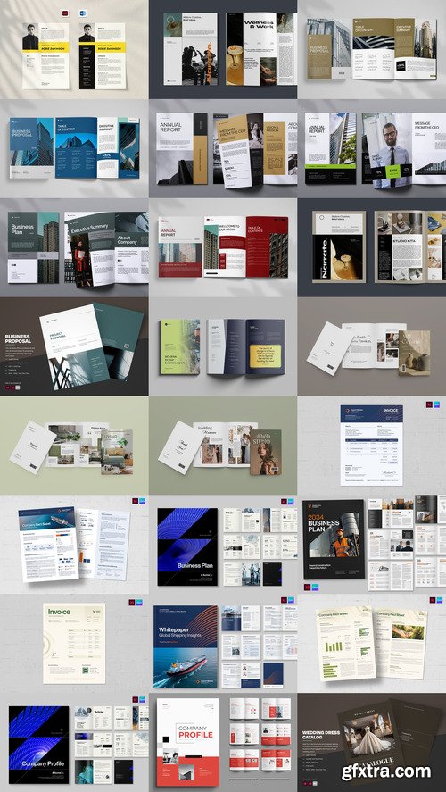 24 Indesign Templates Bundle 17 2025