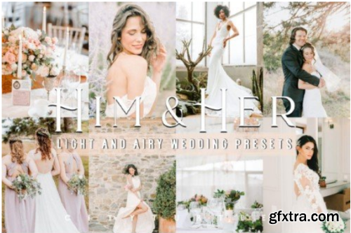 Light and Airy Wedding HIM & HER Fine Art Lightroom Presets