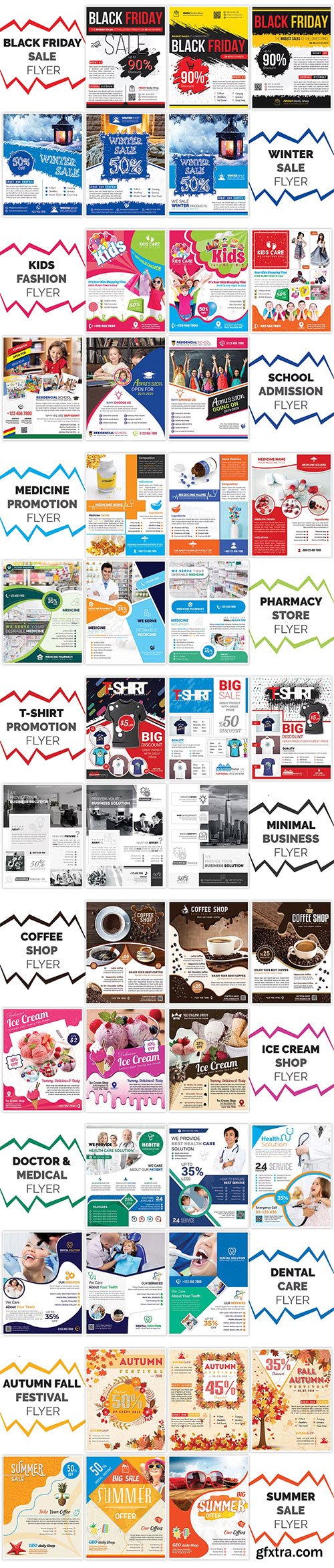120 Corporate Flyer & Poster Bundle 3378762