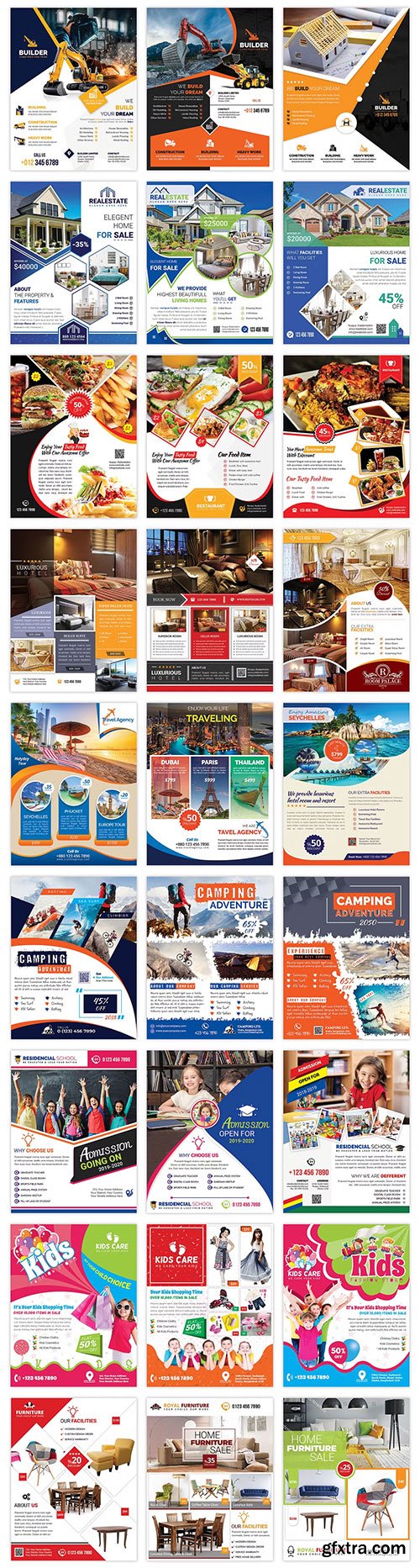 120 Corporate Flyer & Poster Bundle 3378762