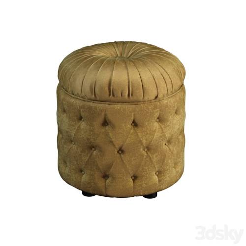 '3dsky Pro - DV home VELVET DOT pouf capitonnee'