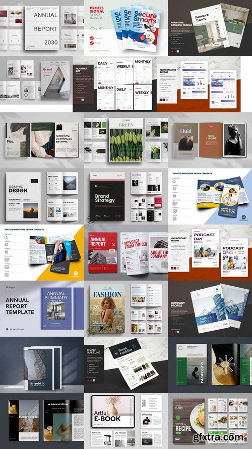 24 Indesign Templates Bundle 18 2025