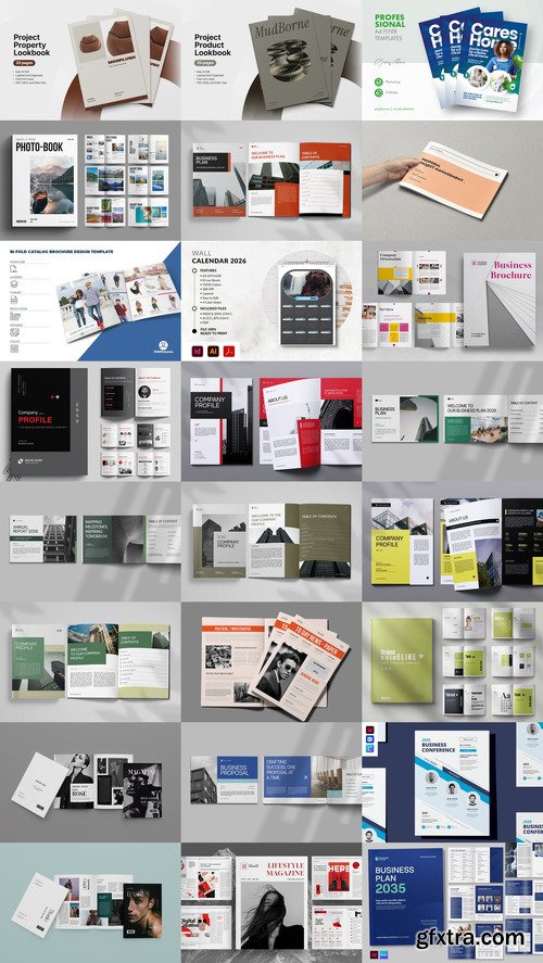 24 Indesign Templates Bundle 19 2025