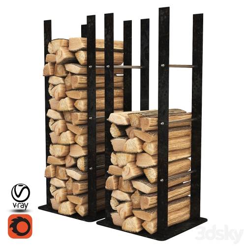 '3dsky Pro - Firewood Storage Rack'