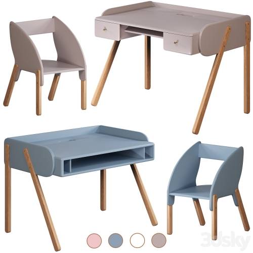 '3dsky Pro - Baby Chipak Desk And Chair Set' '3dsky Pro - Baby Chipak Desk And Chair Set'