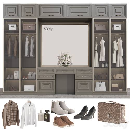 '3dsky Pro - wardrobe 148-Vray'