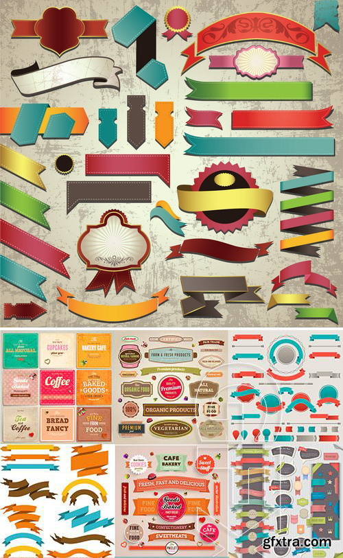 Retro Ribbons #2, 25xEPS