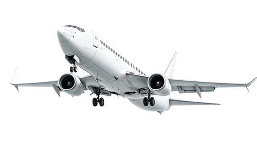 Airplanes; Waiting for Passengers at the Airport and Flying 25xPNG