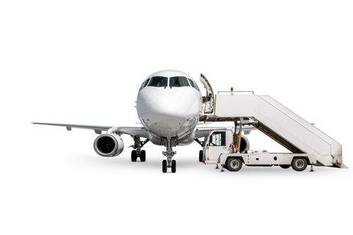 Airplanes; Waiting for Passengers at the Airport and Flying 25xPNG