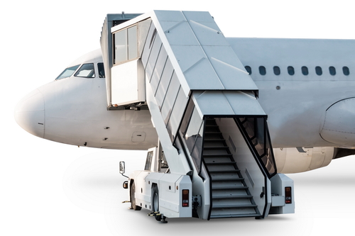 Airplanes; Waiting for Passengers at the Airport and Flying 25xPNG