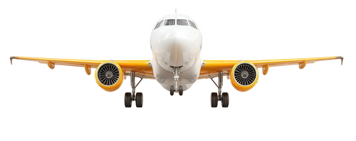 Airplanes; Waiting for Passengers at the Airport and Flying 25xPNG