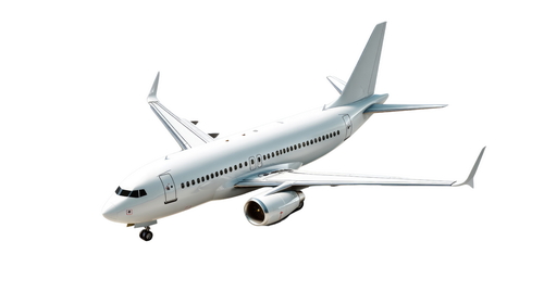 Airplanes; Waiting for Passengers at the Airport and Flying 25xPNG