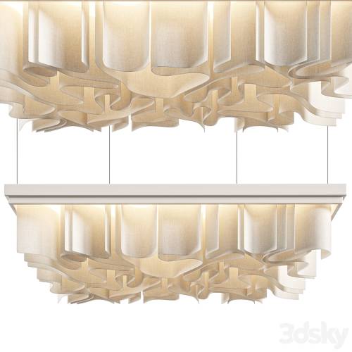 '3dsky Pro - Decorative ceiling Wave ceiling'