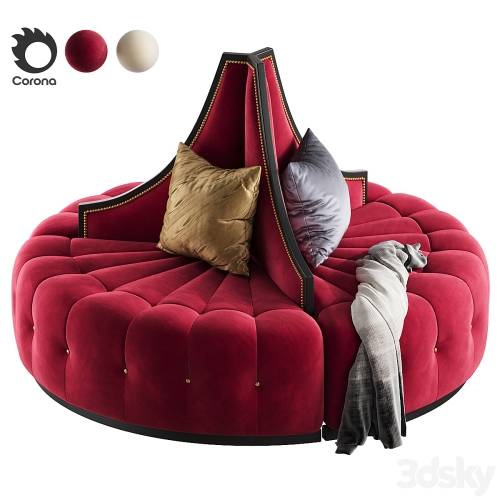 '3dsky Pro - MIRAGE ROUND SOFA'