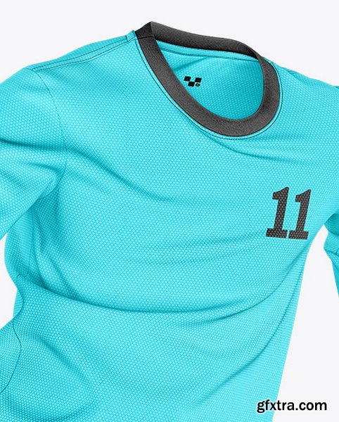 YellowImages - Men’s Long Sleeve T-Shirt with Round Neck Mockup - 119720