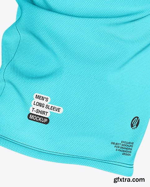 YellowImages - Men’s Long Sleeve T-Shirt with Round Neck Mockup - 119720