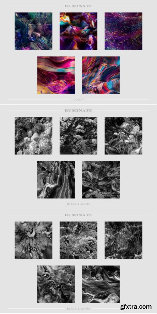 Chromasupply - Ruminate: Experimental 3D Paint Textures