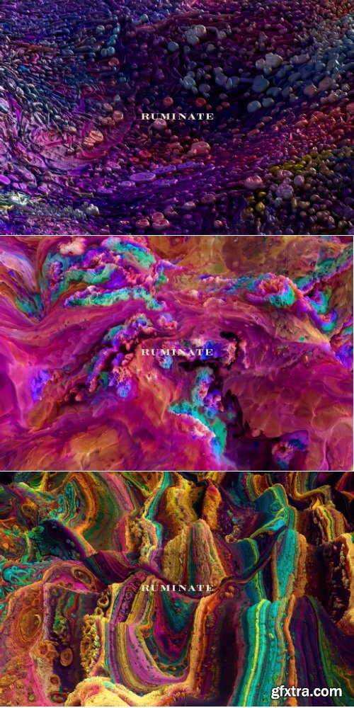 Chromasupply - Ruminate: Experimental 3D Paint Textures