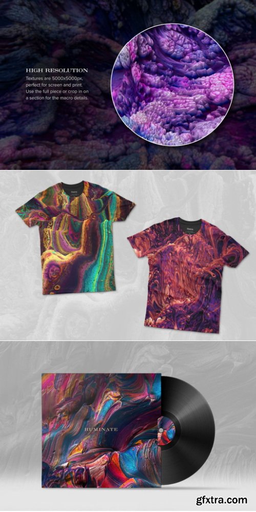 Chromasupply - Ruminate: Experimental 3D Paint Textures