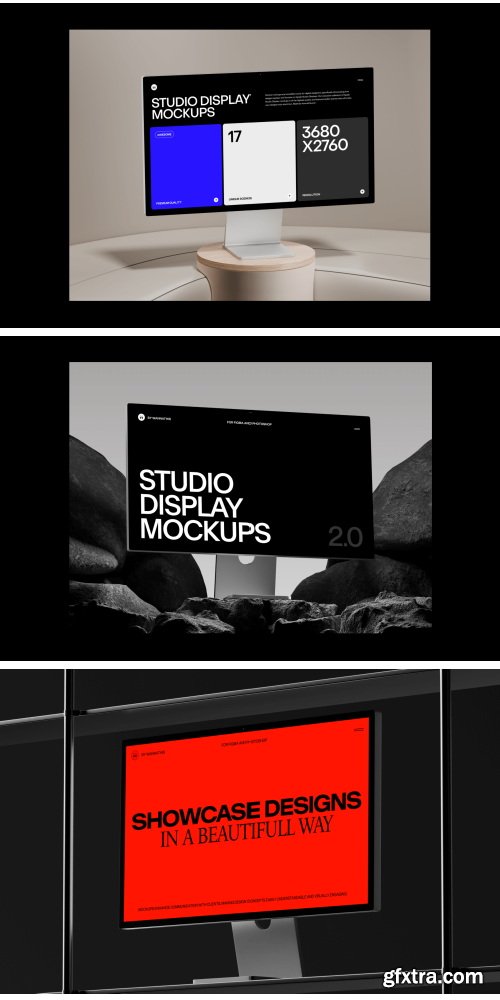 Wannathis - Studio Display Mockups vol.2