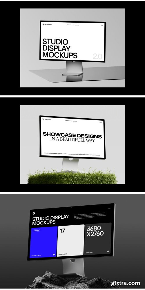 Wannathis - Studio Display Mockups vol.2