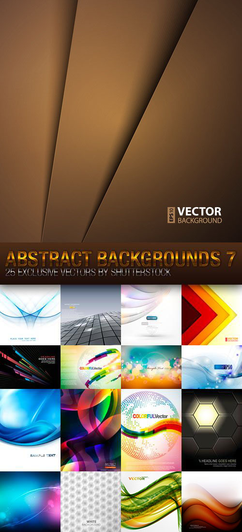 Abstract Backgrounds #7, 25xEPS