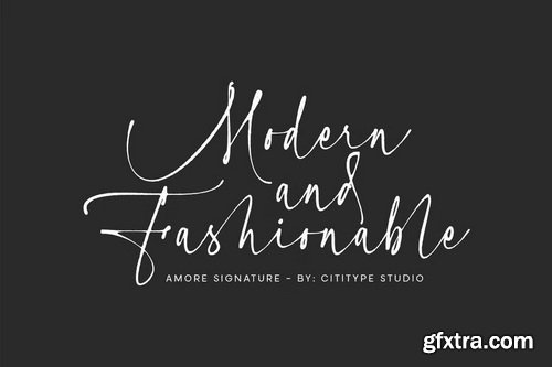 CreativeMarket - Amore Signature Font