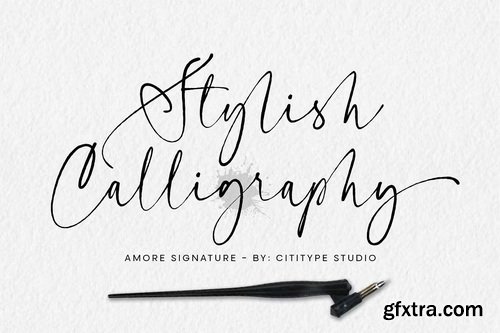 CreativeMarket - Amore Signature Font