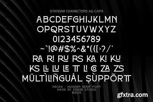 CreativeMarket - Necra - Modern Serif