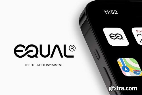 CreativeMarket - Oqygen - Futuristic Font Logo Brand