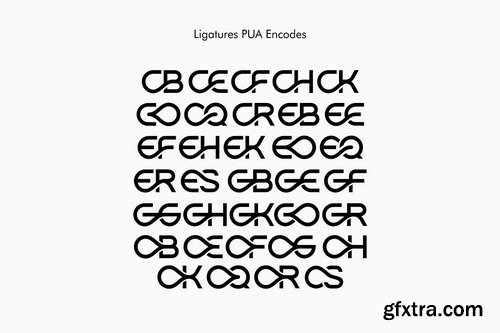 CreativeMarket - Oqygen - Futuristic Font Logo Brand