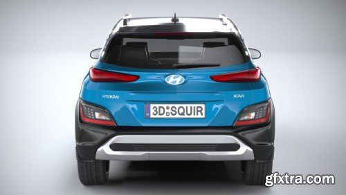 Hyundai Kona 2021 3D Model
