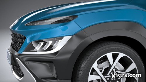 Hyundai Kona 2021 3D Model