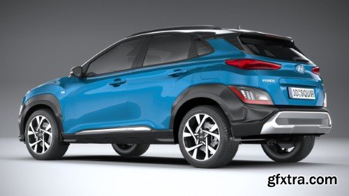 Hyundai Kona 2021 3D Model