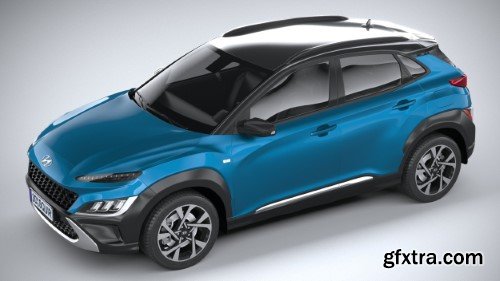 Hyundai Kona 2021 3D Model