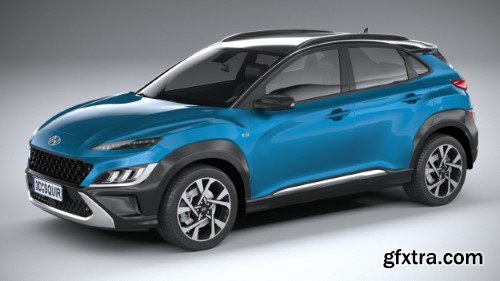 Hyundai Kona 2021 3D Model