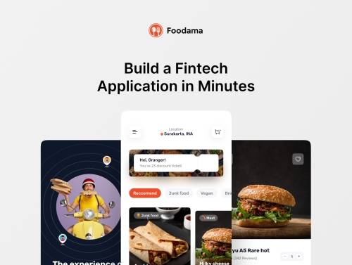 'Foodama - Food Delivery UI KIT' 'Foodama - Food Delivery UI KIT'