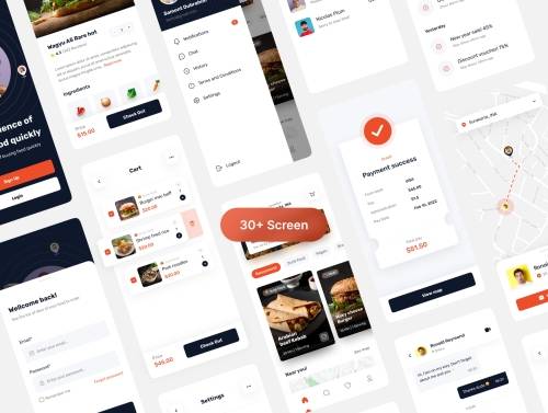 'Foodama - Food Delivery UI KIT'
