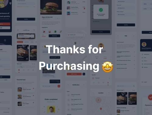 'Foodama - Food Delivery UI KIT'