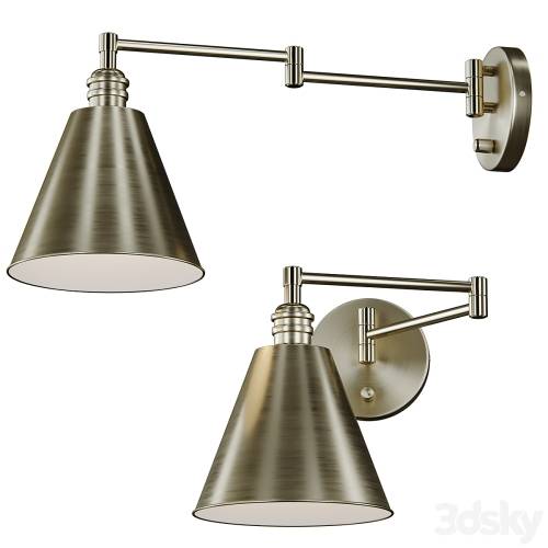 '3dsky Pro - Sconce Library - Horizontal swing arm by Maxim Lighting'