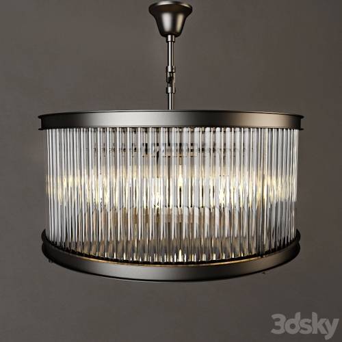'3dsky Pro - RH 1920S ESSEX CRYSTAL ROD CHANDELIER MEDIUM'