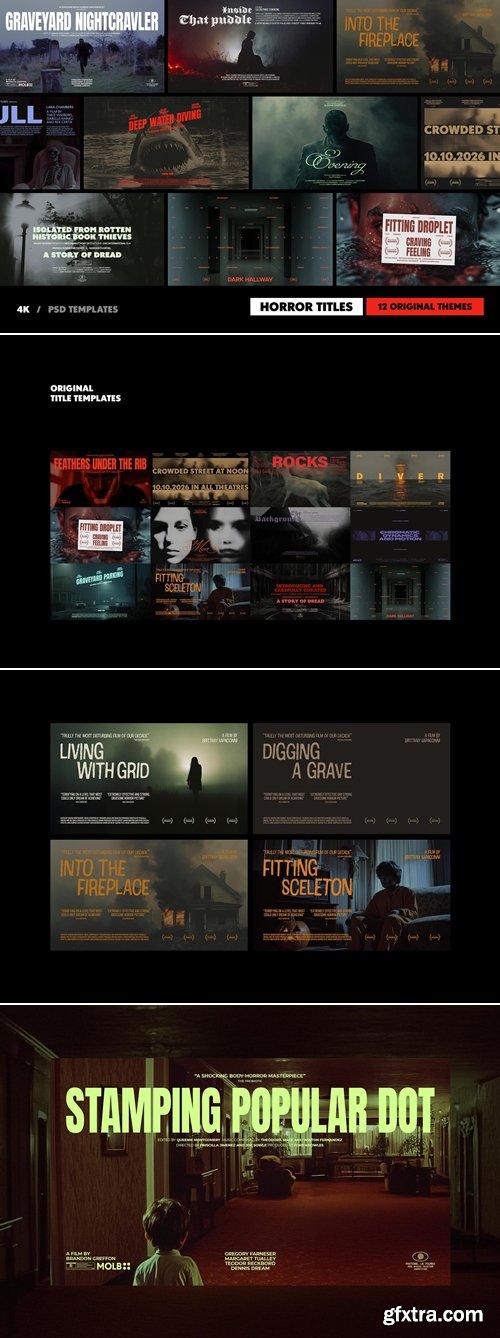 Pixelbuddha - Horror Film Titles Collection 3988