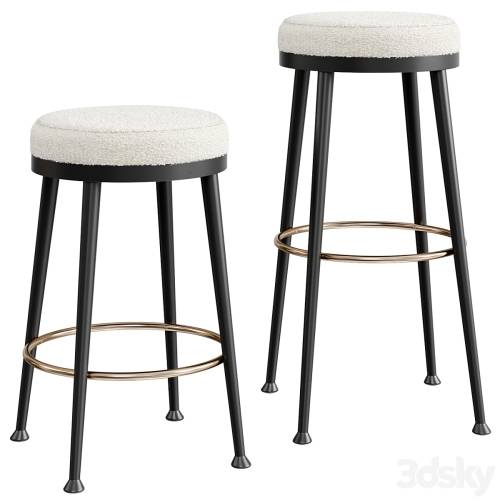 '3dsky Pro - ATLAS SHEARLING WHITE STOOL' '3dsky Pro - ATLAS SHEARLING WHITE STOOL'