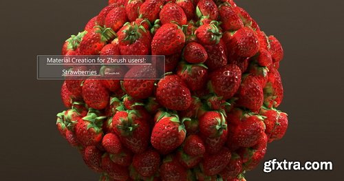 Artstation - Tyler Smith - Material Creation for Zbrush users!: Strawberries