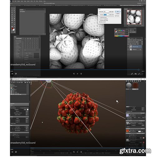 Artstation - Tyler Smith - Material Creation for Zbrush users!: Strawberries