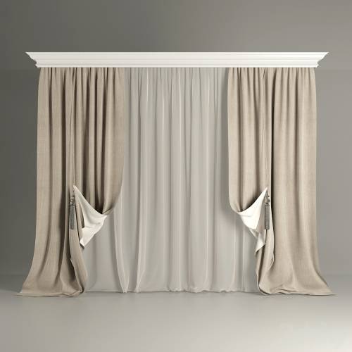 '3dsky Pro - Bilateral with tulle curtains'