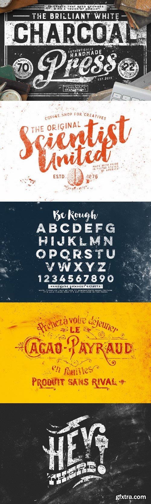 CreativeMarket - Charcoal Press 236810